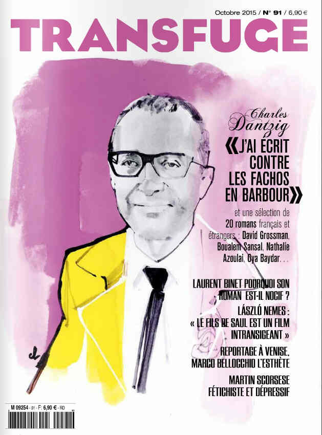 TRANSFUGE magazine side cover Issue 91 October 2015