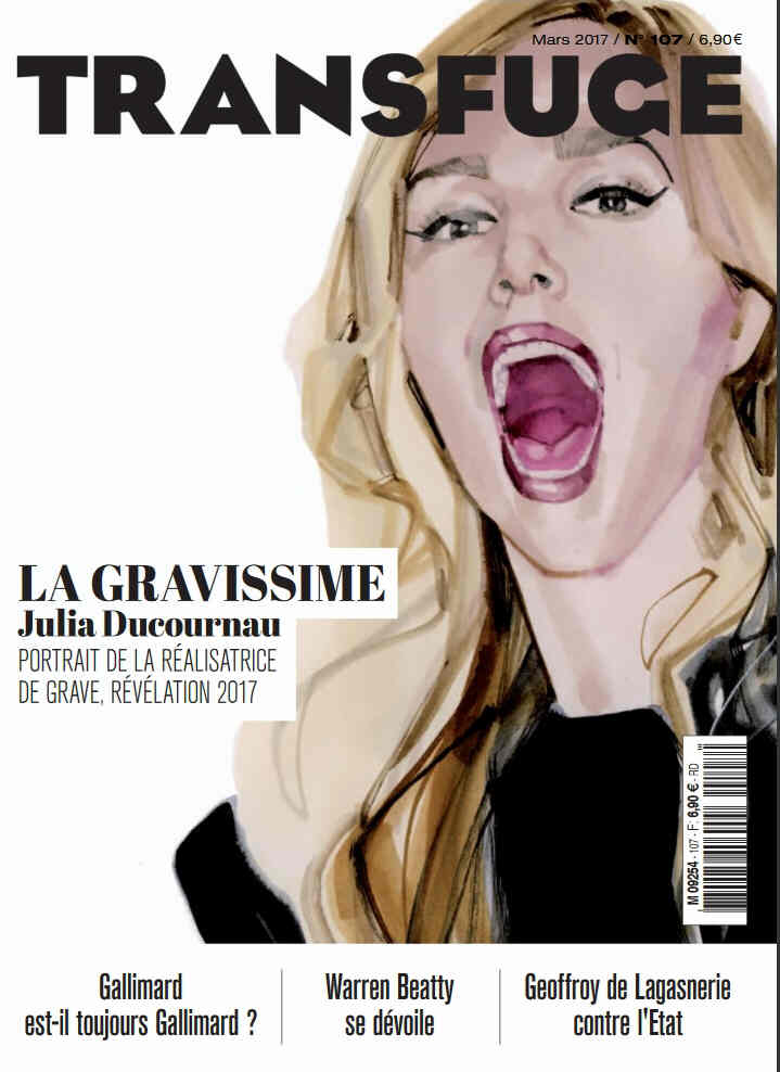TRANSFUGE magazine side cover Issue 107 March 2017
