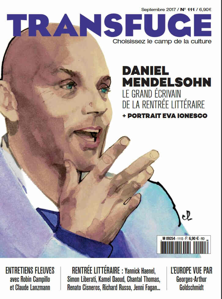 TRANSFUGE magazine side cover Issue 111 September 2017