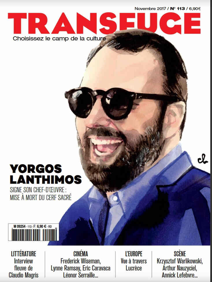 TRANSFUGE magazine side cover Issue 113  November 2017