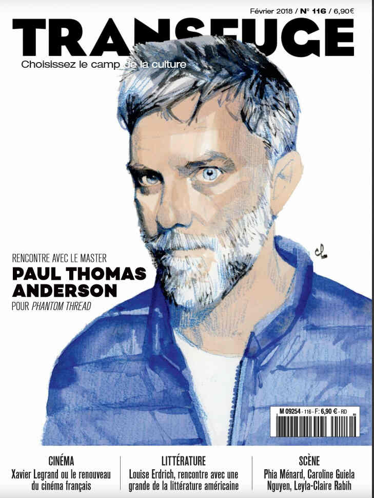 TRANSFUGE magazine side cover Issue 116  February 2018