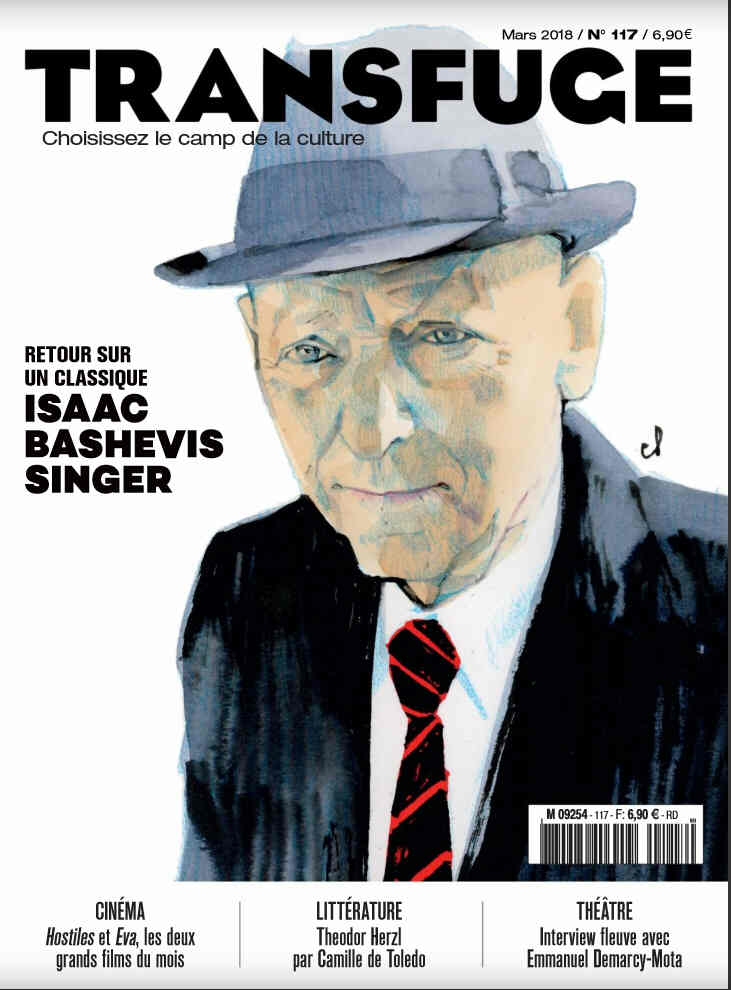 TRANSFUGE magazine side cover Issue 117  March 2018