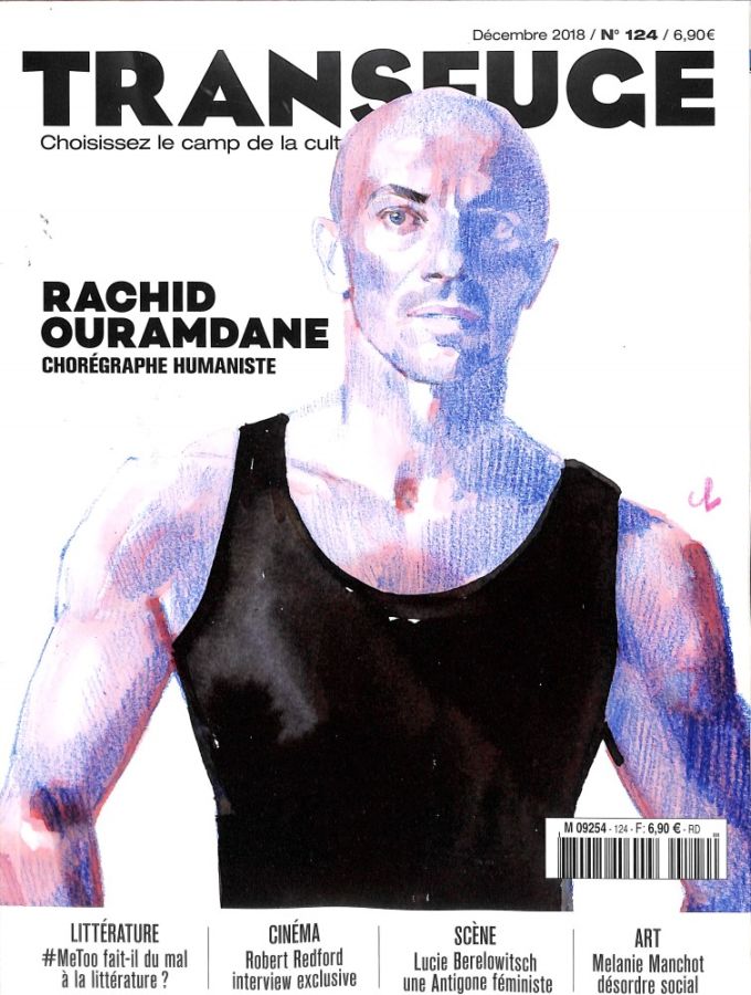 TRANSFUGE magazine side cover Issue 124  December 2018