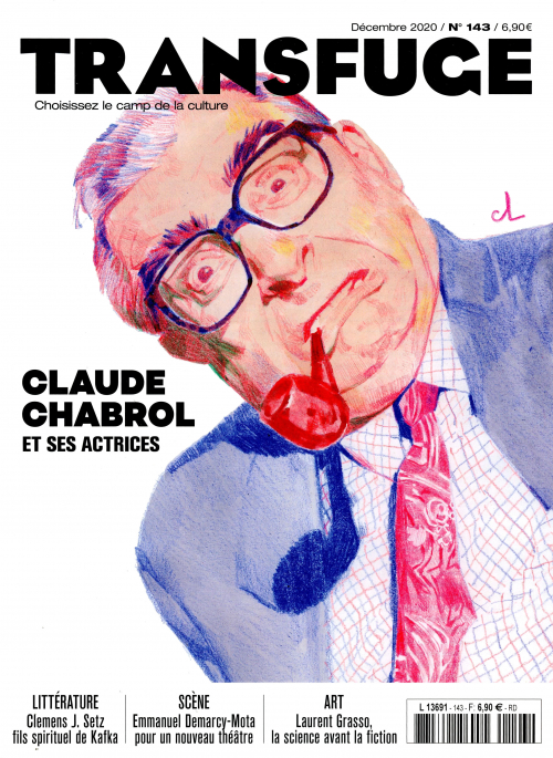 TRANSFUGE magazine side cover Issue 143  December 2020