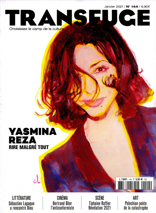 TRANSFUGE magazine side cover Issue 144  January 2021