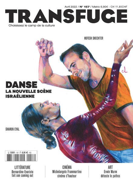 TRANSFUGE magazine side cover Issue 157  April 2022
