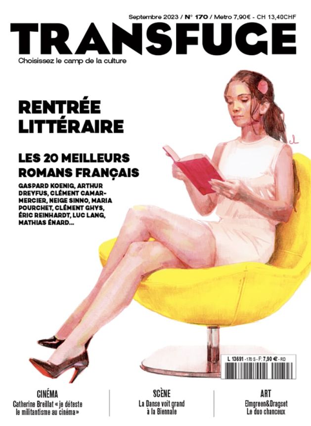 TRANSFUGE magazine side cover Issue 170  September 2023