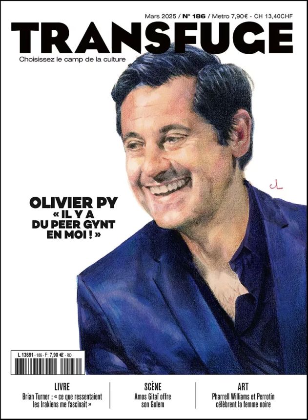 TRANSFUGE magazine side cover Issue 186  March 2025