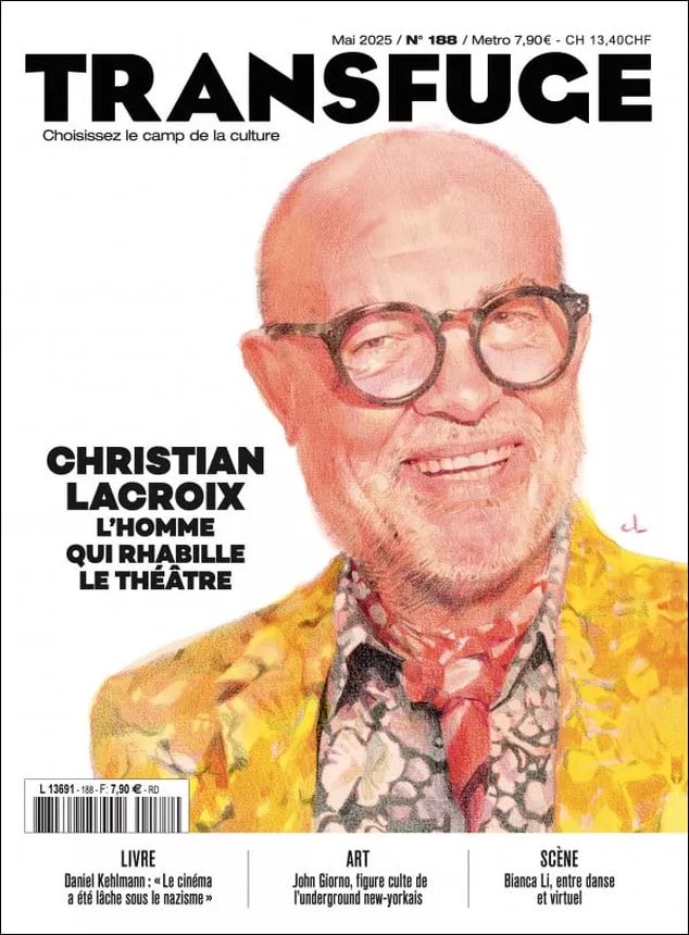 TRANSFUGE magazine side cover Issue 188  May 2025
