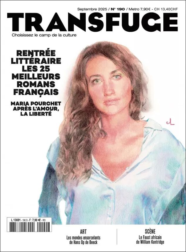 TRANSFUGE magazine side cover Issue 190  September 2025