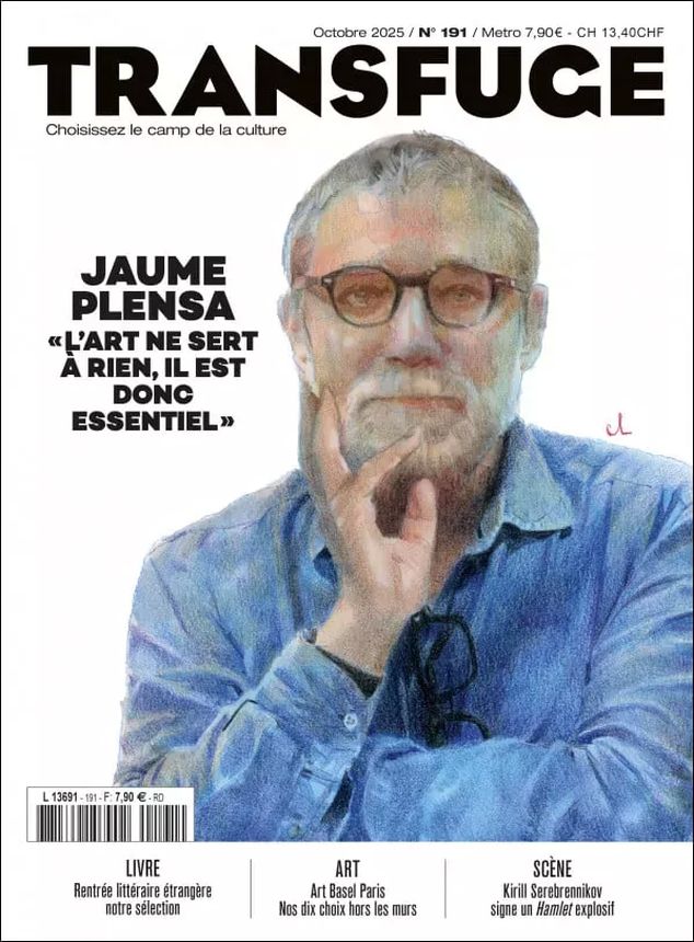 TRANSFUGE magazine side cover Issue 191  October 2025