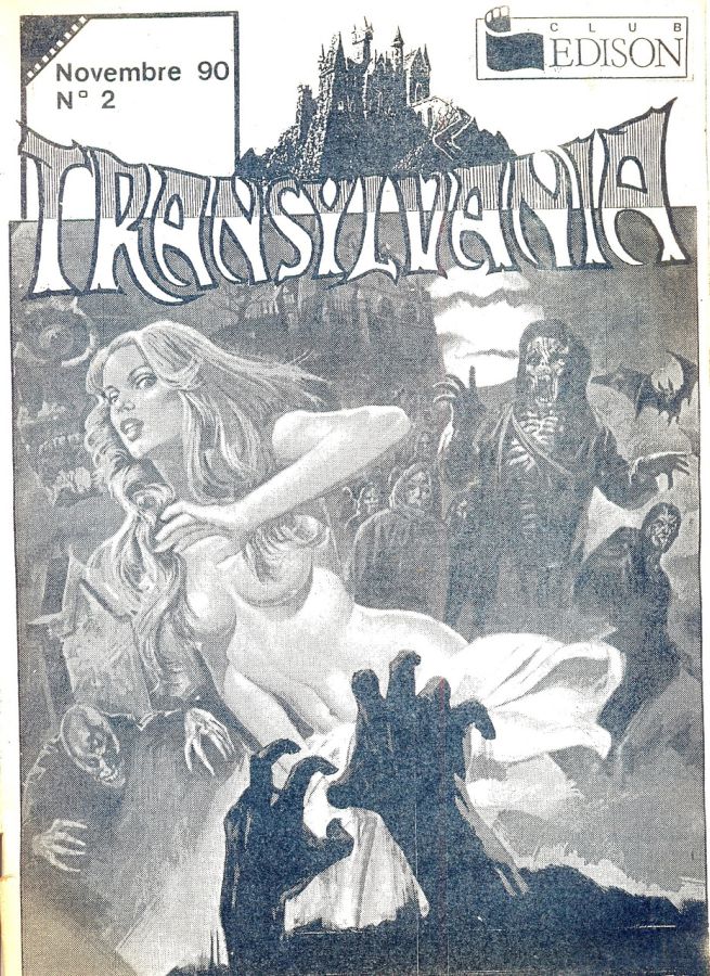 TRANSYLVANIA magazine side cover Issue 2  November 1990