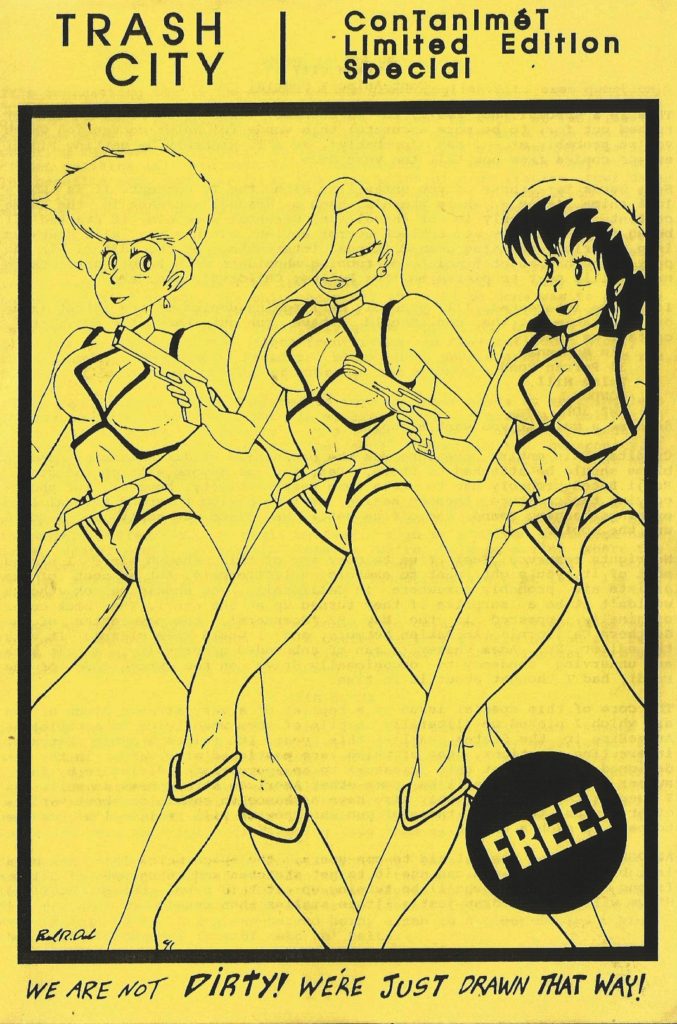 TRASH CITY magazine side cover  Special  October 1992