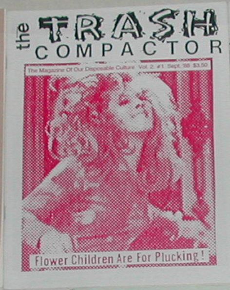 TRASH COMPACTOR magazine side cover  Vol 2 # 1 September 1988