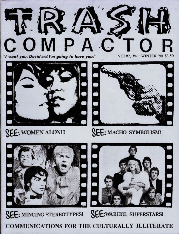 TRASH COMPACTOR magazine side cover  Vol 2 # 4 Winter 1990