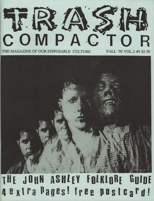 TRASH COMPACTOR magazine side cover  Vol 2 # 5 Fall 1990