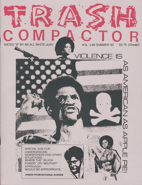 TRASH COMPACTOR magazine side cover  Vol 2 # 6 Summer 1992