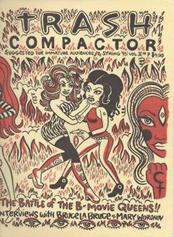 TRASH COMPACTOR magazine side cover  Vol 2 No  7 Spring 1995