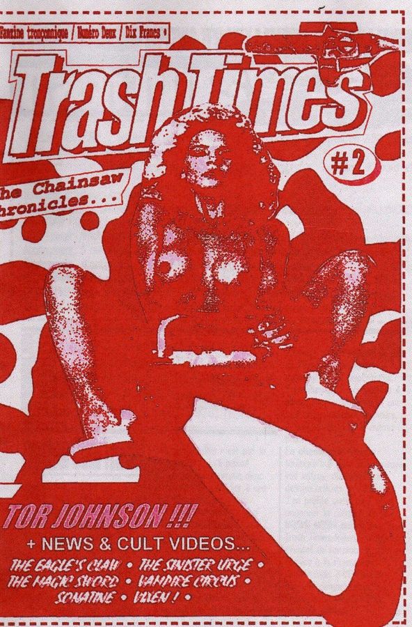 TRASH TIMES (Fr) magazine side cover Issue 2 February 1997