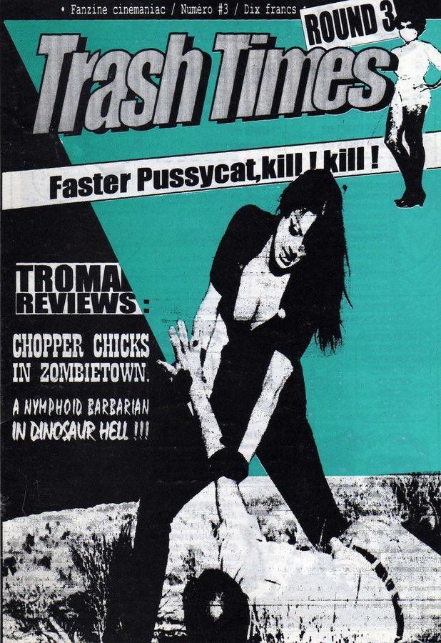 TRASH TIMES (Fr) magazine side cover Issue 3 June 1997