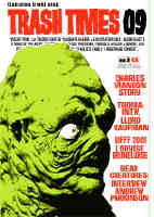 TRASH TIMES (Fr) magazine side cover Issue 9 October 2001