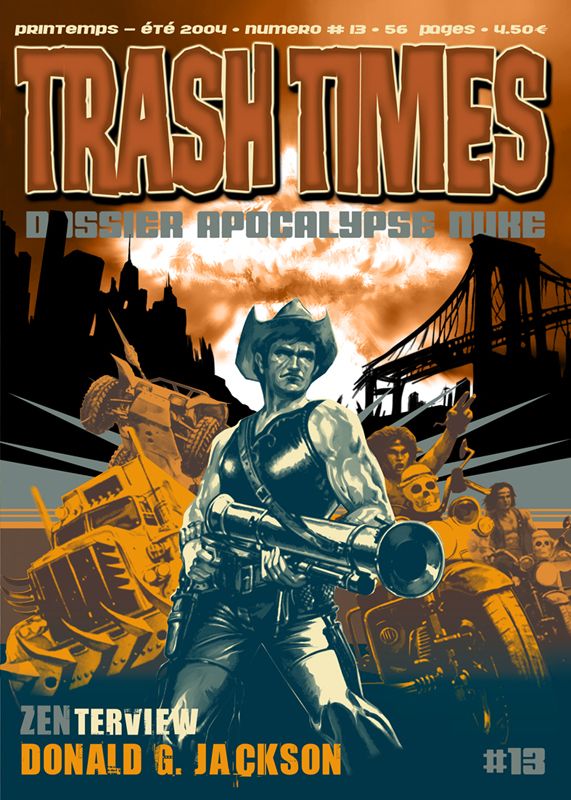 TRASH TIMES (Fr) magazine side cover Issue 13 Spring/Summer 2004
