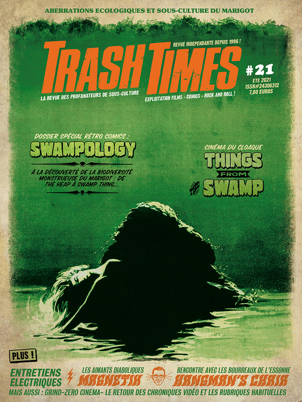 TRASH TIMES (Fr) magazine side cover Issue 21 Summer 2021