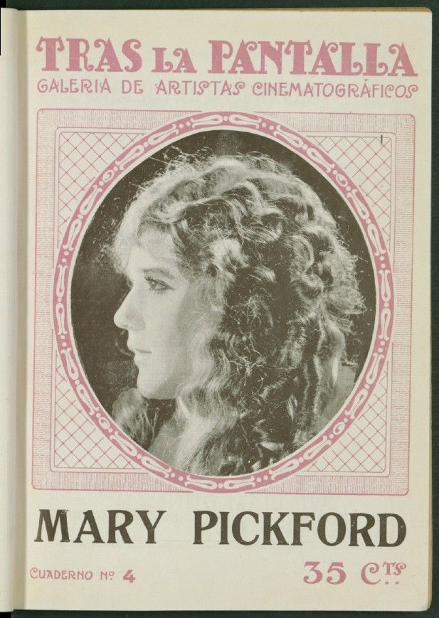 TRAS LA PANTALLA magazine side cover Issue 4 18 December 1920