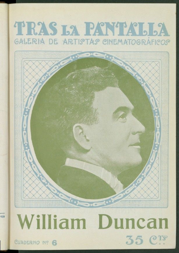 TRAS LA PANTALLA magazine side cover Issue 6 1 January 1921
