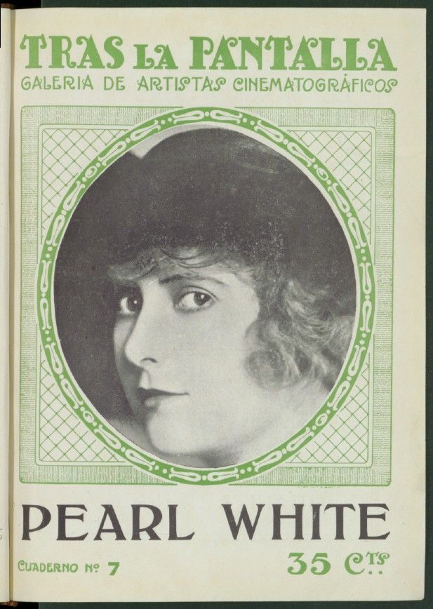 TRAS LA PANTALLA magazine side cover Issue 7 8 January 1921
