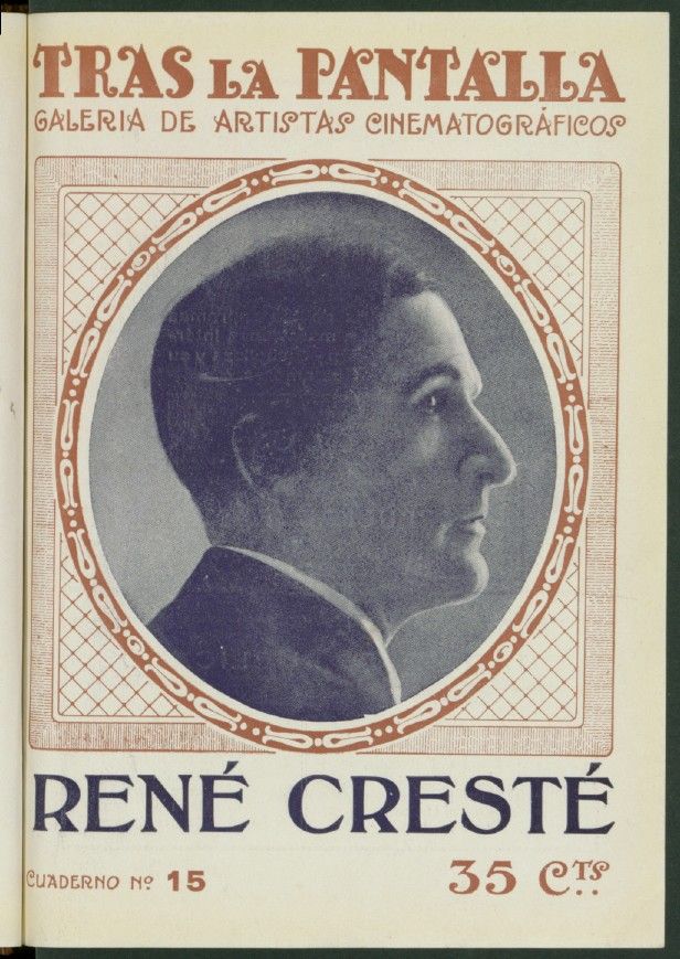 TRAS LA PANTALLA magazine side cover Issue 15 5 March 1921