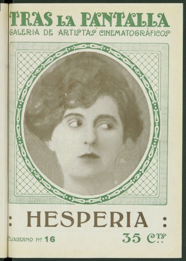 TRAS LA PANTALLA magazine side cover Issue 16 12 March 1921