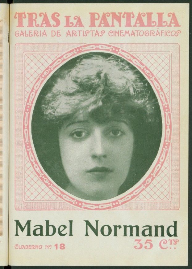 TRAS LA PANTALLA magazine side cover Issue 18 26 March 1921