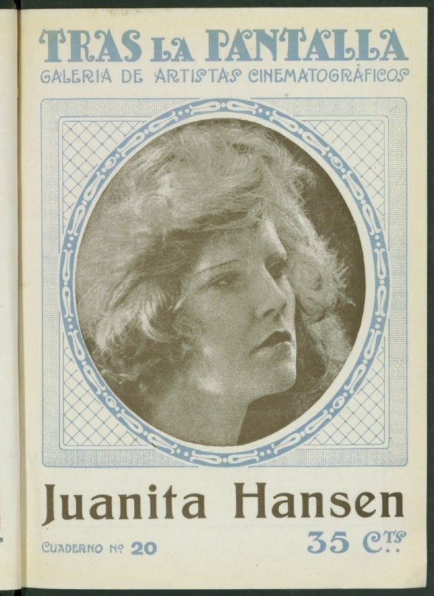 TRAS LA PANTALLA magazine side cover Issue 20 9 April 1921