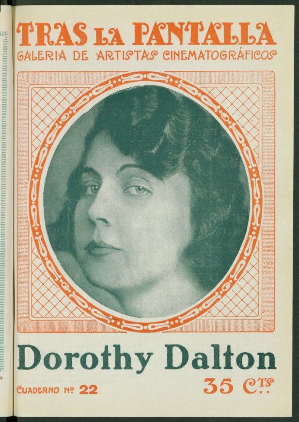 TRAS LA PANTALLA magazine side cover Issue 22 23 April 1921