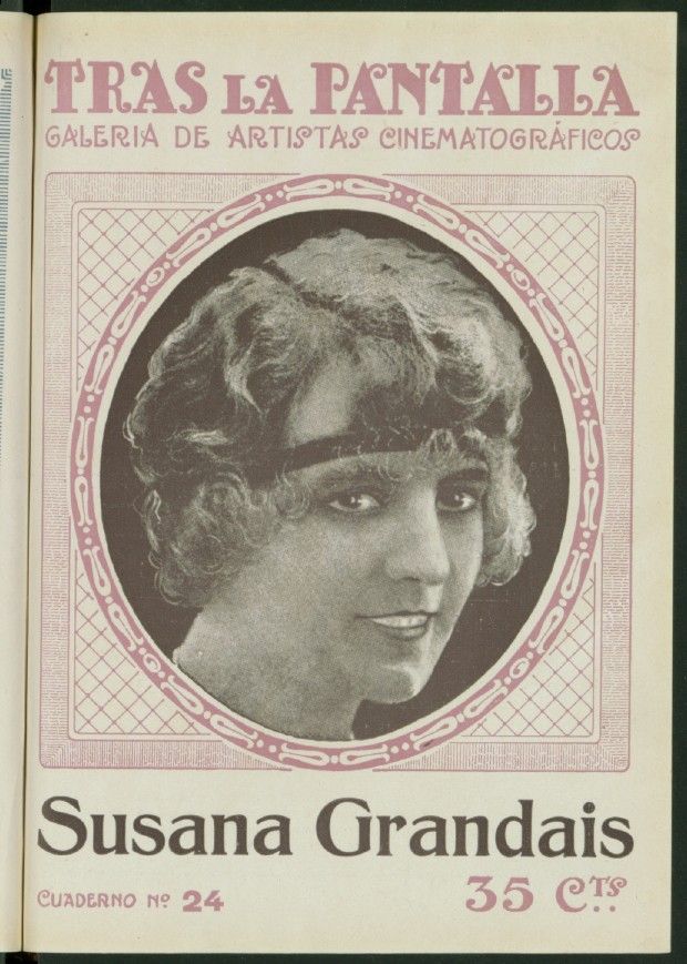 TRAS LA PANTALLA magazine side cover Issue 24 7 May 1921