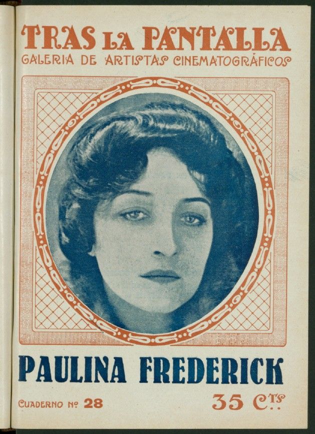 TRAS LA PANTALLA magazine side cover Issue 28 4 June 1921