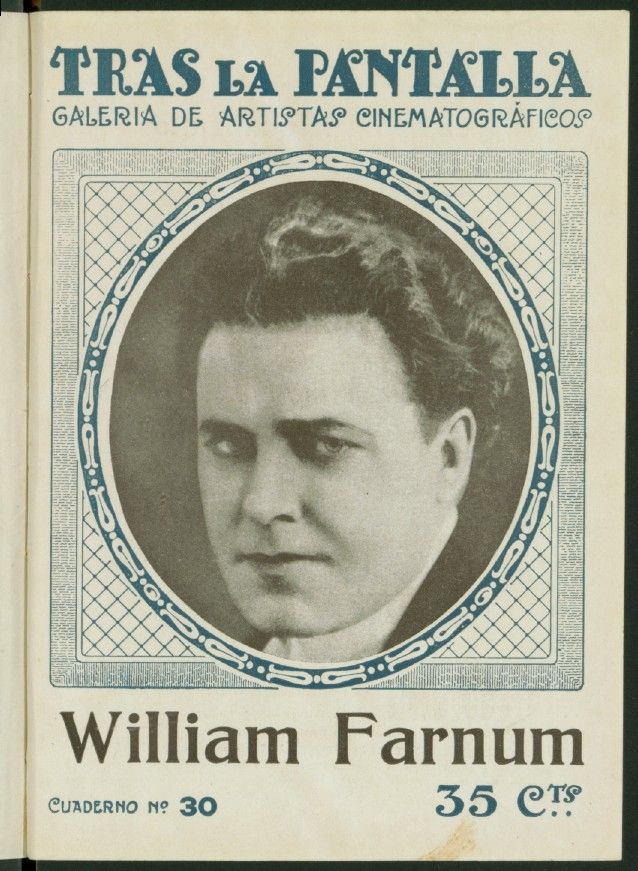 TRAS LA PANTALLA magazine side cover Issue 30 18 June 1921