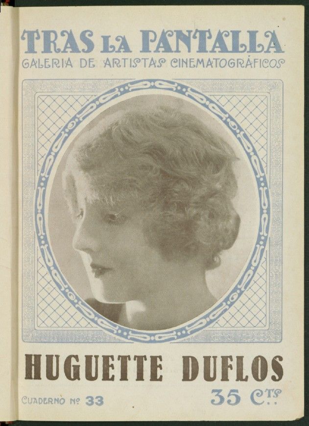 TRAS LA PANTALLA magazine side cover Issue 33 9 July 1921