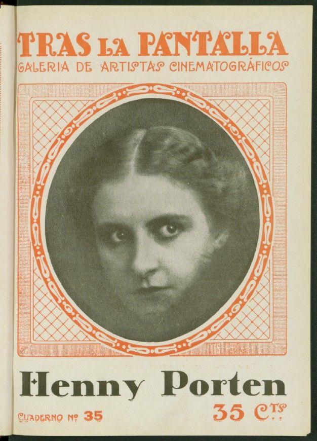 TRAS LA PANTALLA magazine side cover Issue 35 23 July 1921