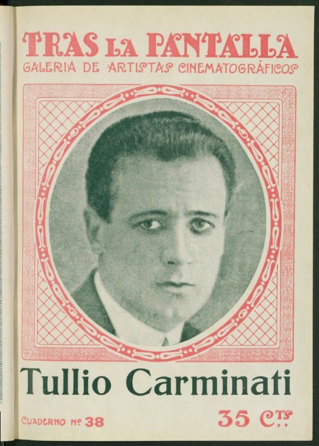 TRAS LA PANTALLA magazine side cover Issue 38 13 August 1921