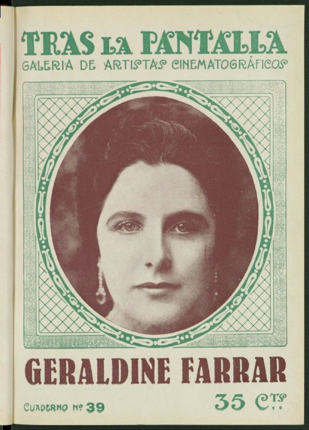 TRAS LA PANTALLA magazine side cover Issue 39 20 August 1921