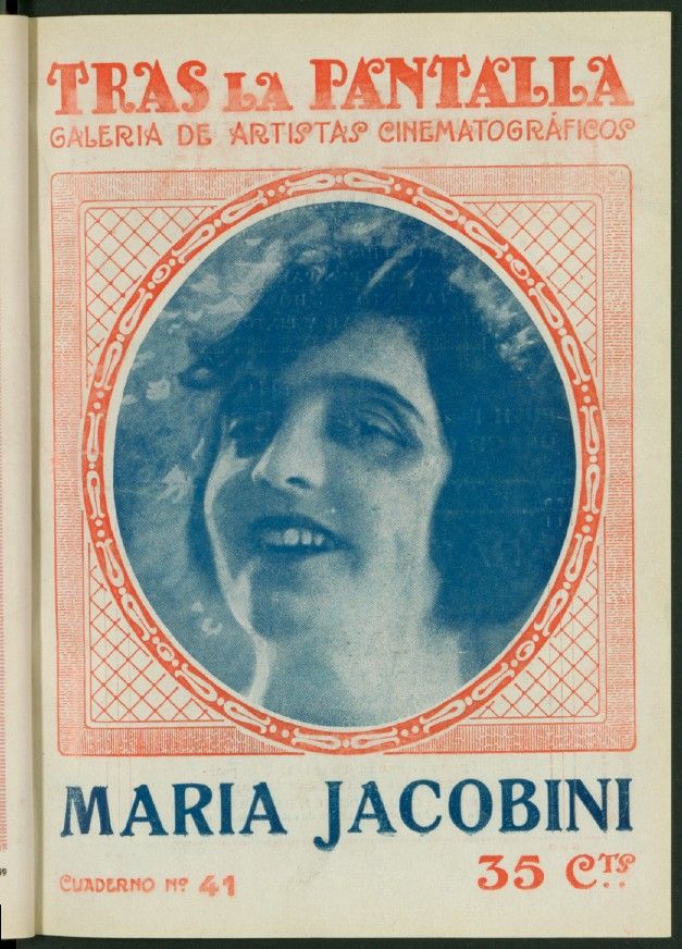 TRAS LA PANTALLA magazine side cover Issue 41 3 September 1921
