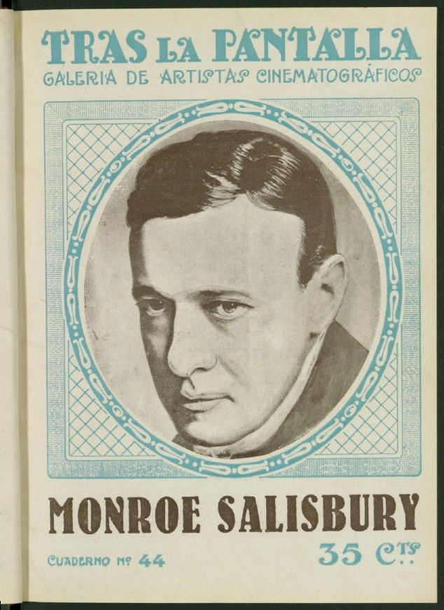 TRAS LA PANTALLA magazine side cover Issue 44 24 September 1921