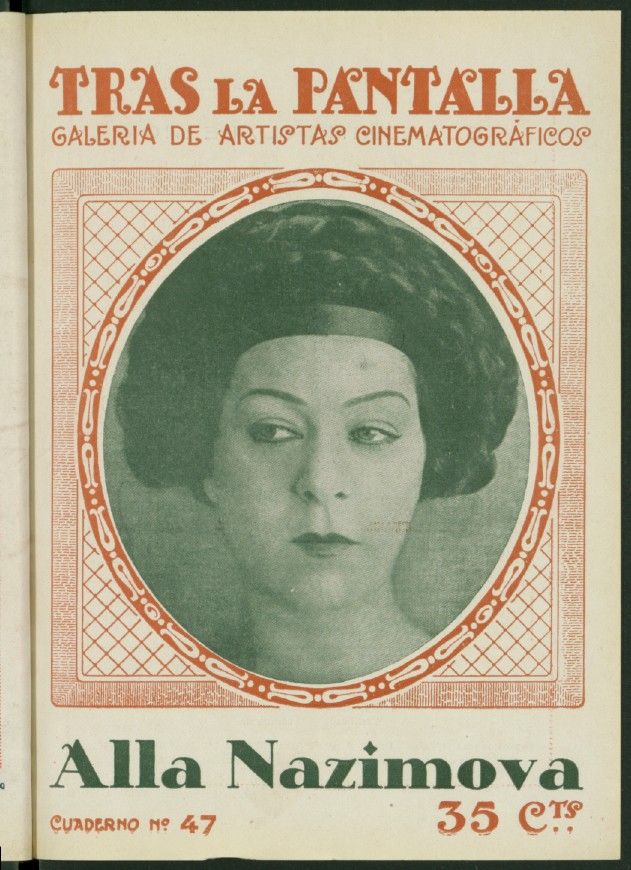 TRAS LA PANTALLA magazine side cover Issue 47 15 October 1921