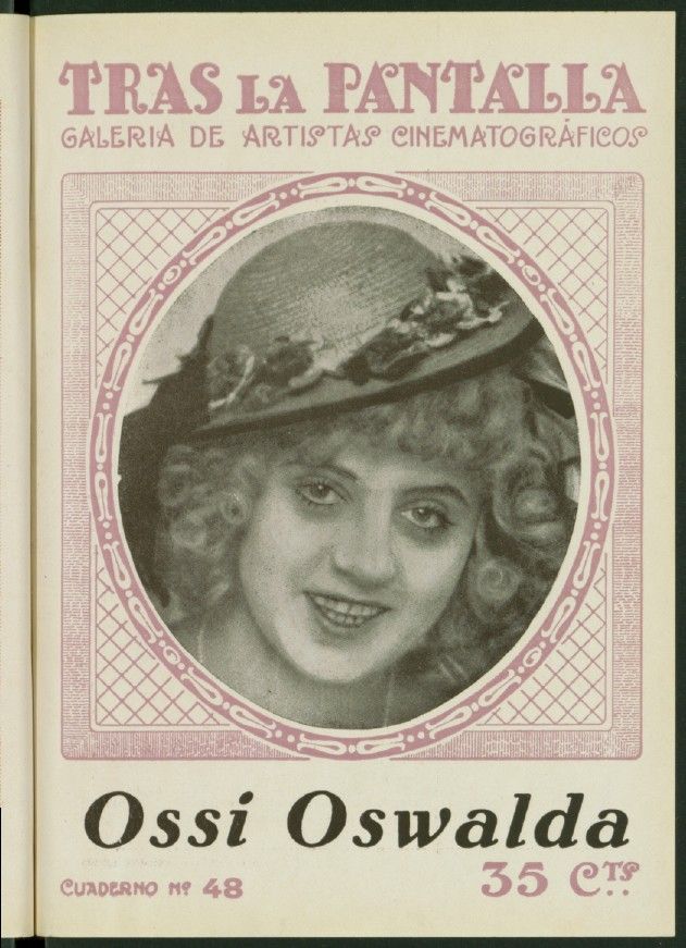 TRAS LA PANTALLA magazine side cover Issue 48 22 October 1921