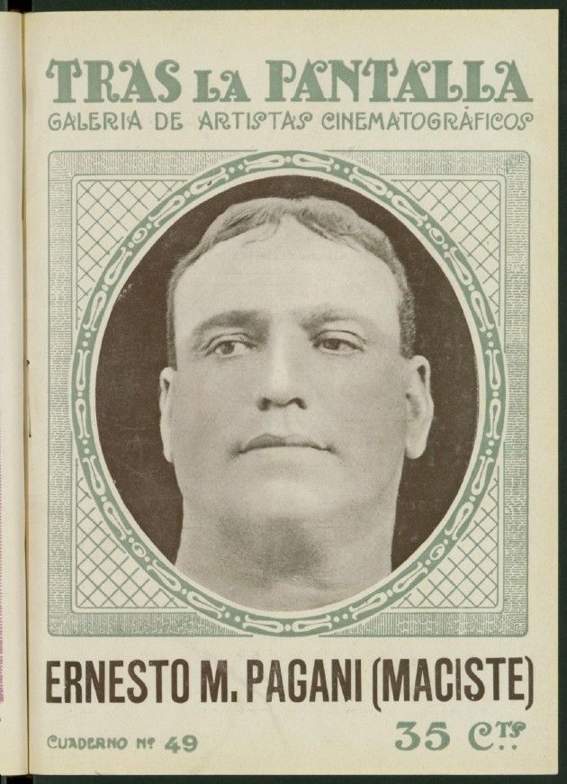 TRAS LA PANTALLA magazine side cover Issue 49 29 October 1921