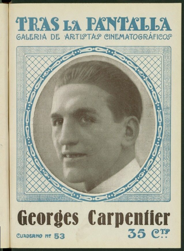 TRAS LA PANTALLA magazine side cover Issue 53 26 November 1921