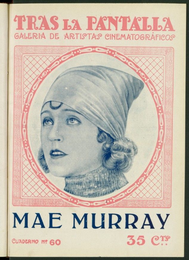 TRAS LA PANTALLA magazine side cover Issue 60 14 January 1922