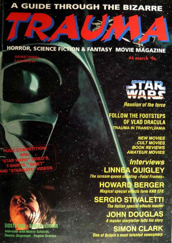 TRAUMA magazine side cover Issue 4 March 1996